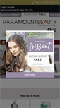 Mobile Screenshot of paramountbeauty.com